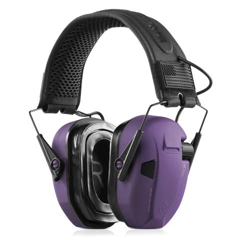 Apollo Electronic Ear Protection Earmuffs - Purple